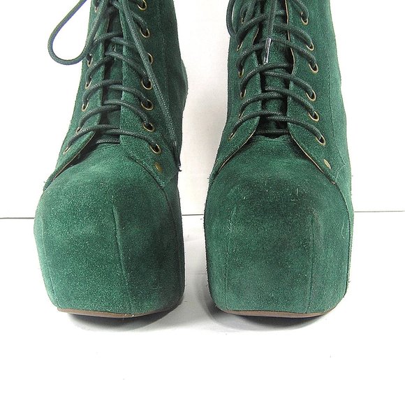 Jeffrey Campbell Green Ankle Boots - Picture 5 of 16